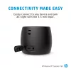 HP Black Bluetooth Speaker 360, Wired & Wireless, Mono portable speaker, Black, Cylinder, Buttons, Universal