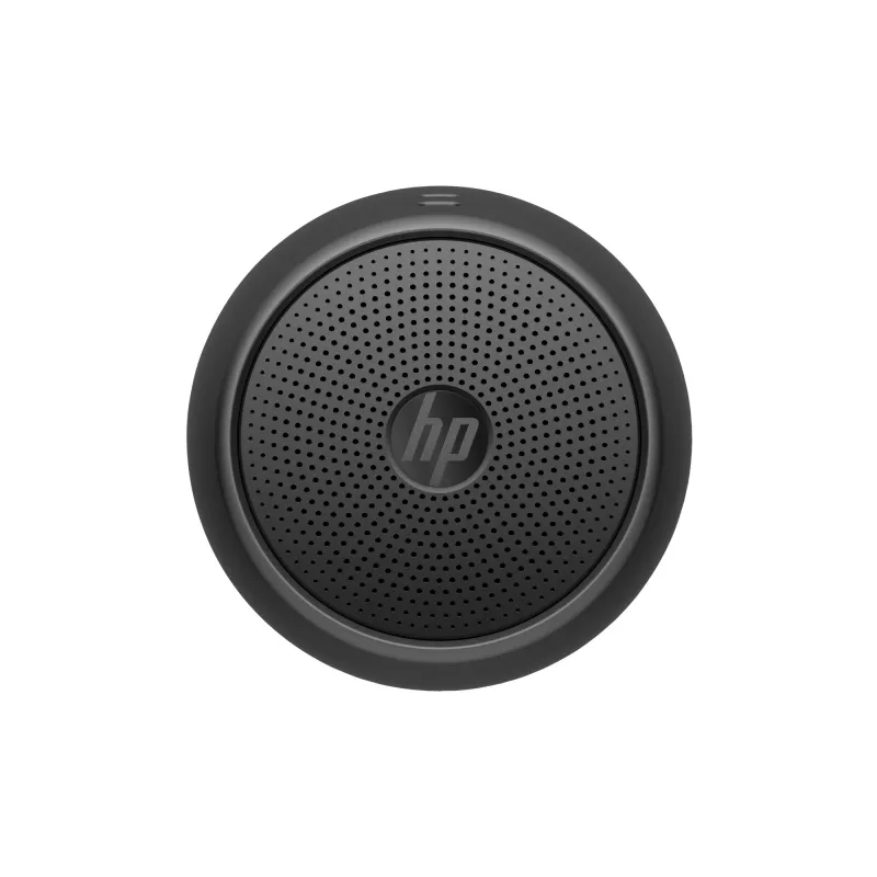 HP Black Bluetooth Speaker 360, Wired & Wireless, Mono portable speaker, Black, Cylinder, Buttons, Universal