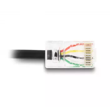 DeLOCK signal cable 2 m Black USB-A RJ-50 Male/Male 67016