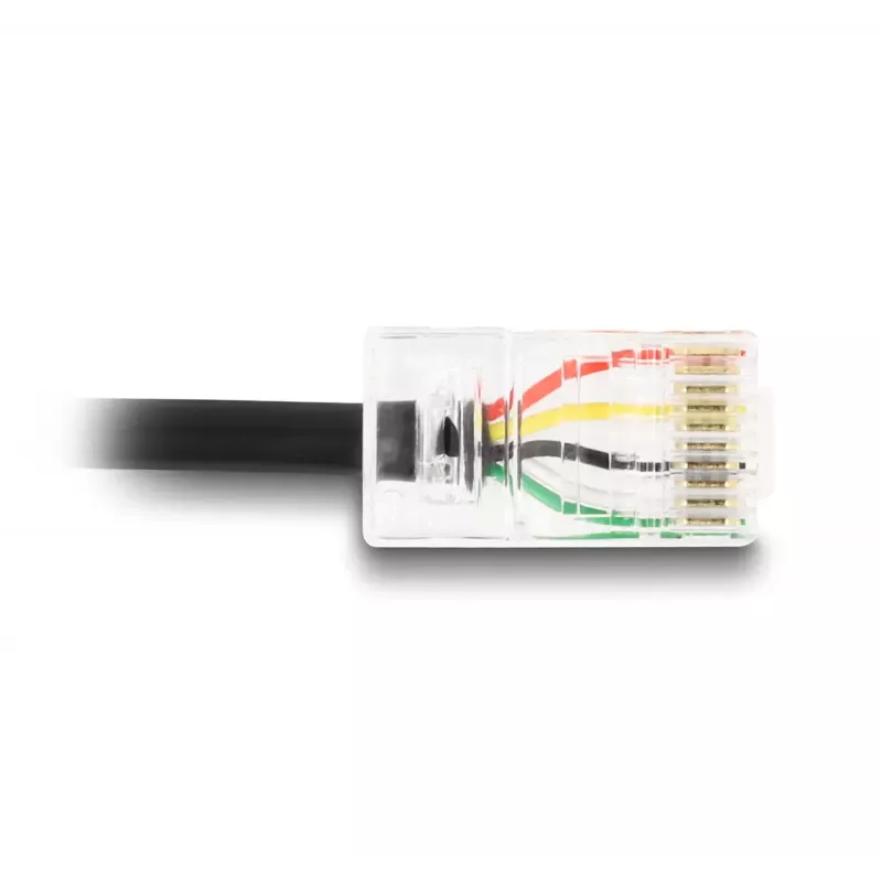 DeLOCK signal cable 2 m Black USB-A RJ-50 Male/Male 67016