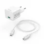 Hama 00201675 mobile device charger Headset, Power bank, Smartphone, Tablet White AC Fast charging Indoor