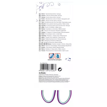 Single Pen Herlitz my.pen Straight Cut Mint Colour Purple