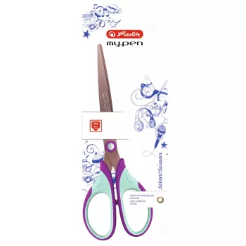 Single Pen Herlitz my.pen Straight Cut Mint Colour Purple