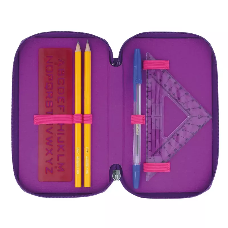 Herlitz TriCase Dip Dye 31 pcs Pink Purple Polyester 190x115x70 mm