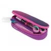 Pencil Case Herlitz Dip Dye Soft Polyester Pink Purple 215x95x60mm
