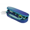 Herlitz Dip Dye Soft Pencil Case Polyester Blue Turquoise 215x95x60mm