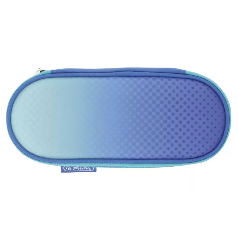 Herlitz Dip Dye Soft Pencil Case Polyester Blue Turquoise 215x95x60mm