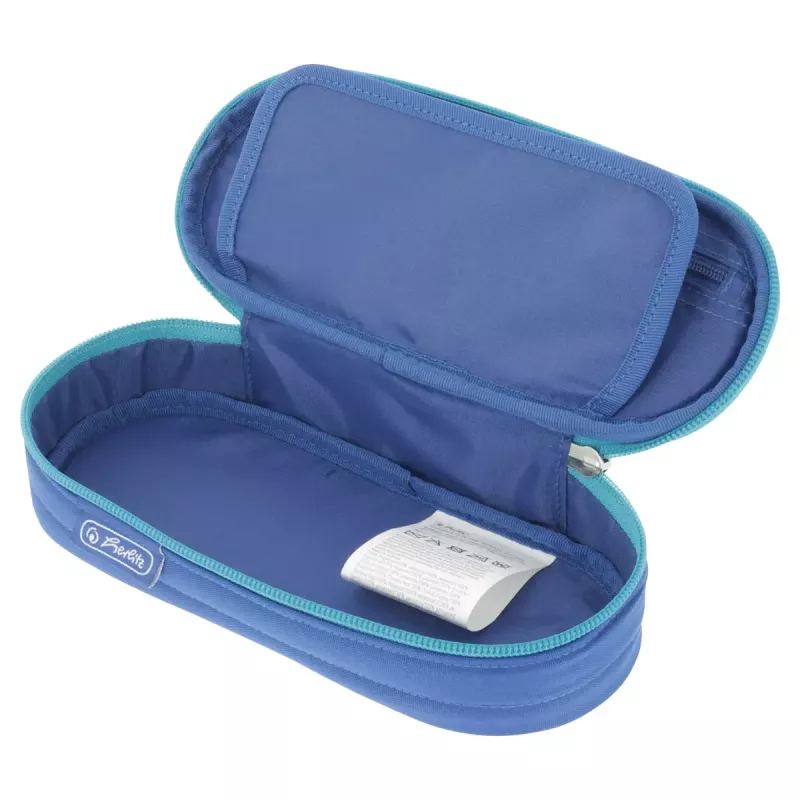 Herlitz Dip Dye Soft Pencil Case Polyester Blue Turquoise 215x95x60mm