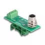 DeLOCK M12 Transfer Module Adapter 4 pin A-coded female to 5 pin terminal block