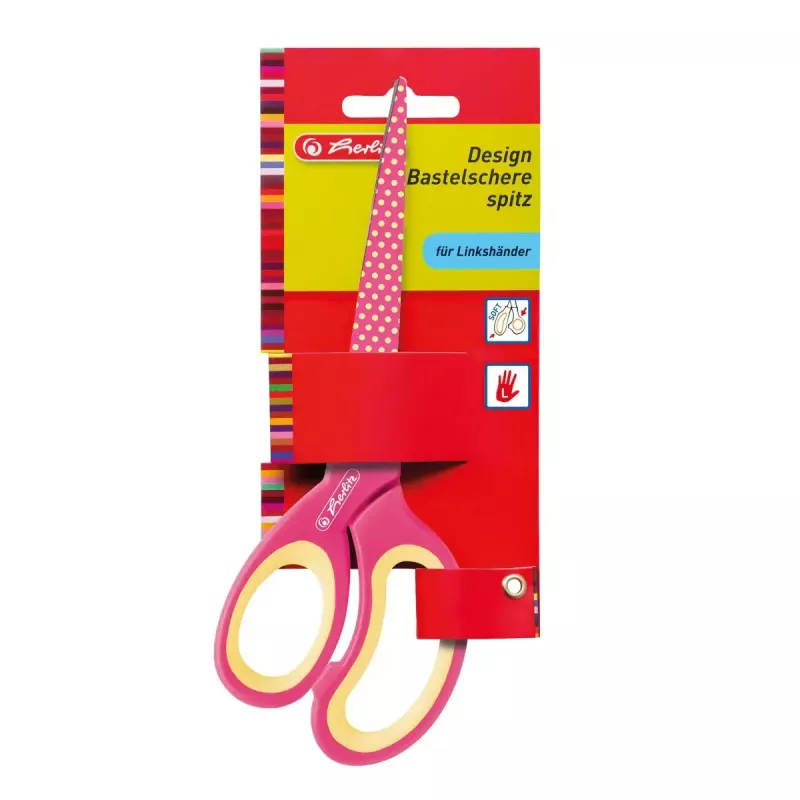 Stationery scissors Herlitz 10897171 assorted colours 1 pc