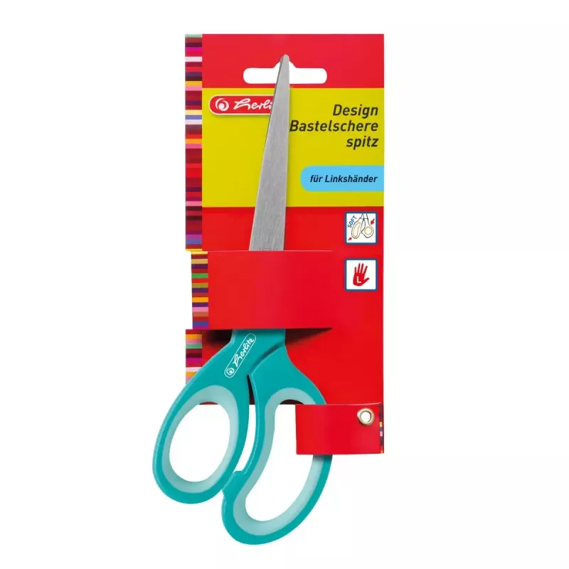 Stationery scissors Herlitz 10897171 assorted colours 1 pc