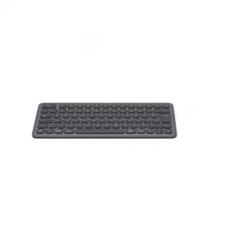 Hama WK-500 keyboard Home/Office RF Wireless + Bluetooth QWERTZ German Black, Dark Grey