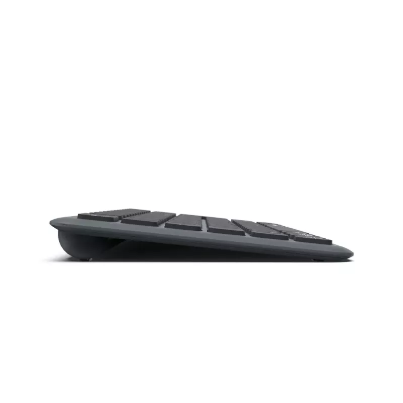 Hama WK-500 keyboard Home/Office RF Wireless + Bluetooth QWERTZ German Black, Dark Grey