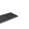 Hama WK-500 keyboard Home/Office RF Wireless + Bluetooth QWERTZ German Black, Dark Grey