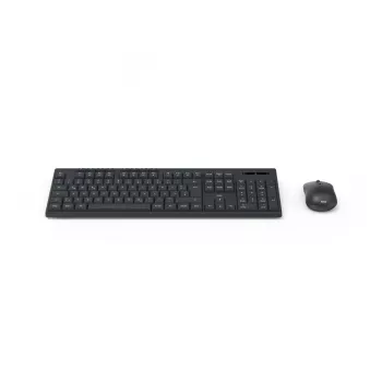 Hama WKM-200 keyboard Mouse included Home/Office RF Wireless QWERTZ German Black