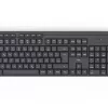 Hama WKM-200 keyboard Mouse included Home/Office RF Wireless QWERTZ German Black