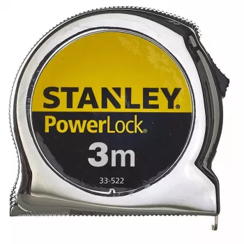 Tape Measure STANLEY Micro PowerLock Metric - compact retractable measuring tape, metric graduations