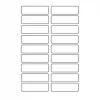 Avery ETVET36 self-adhesive label Rectangle Permanent White 36 pc(s)