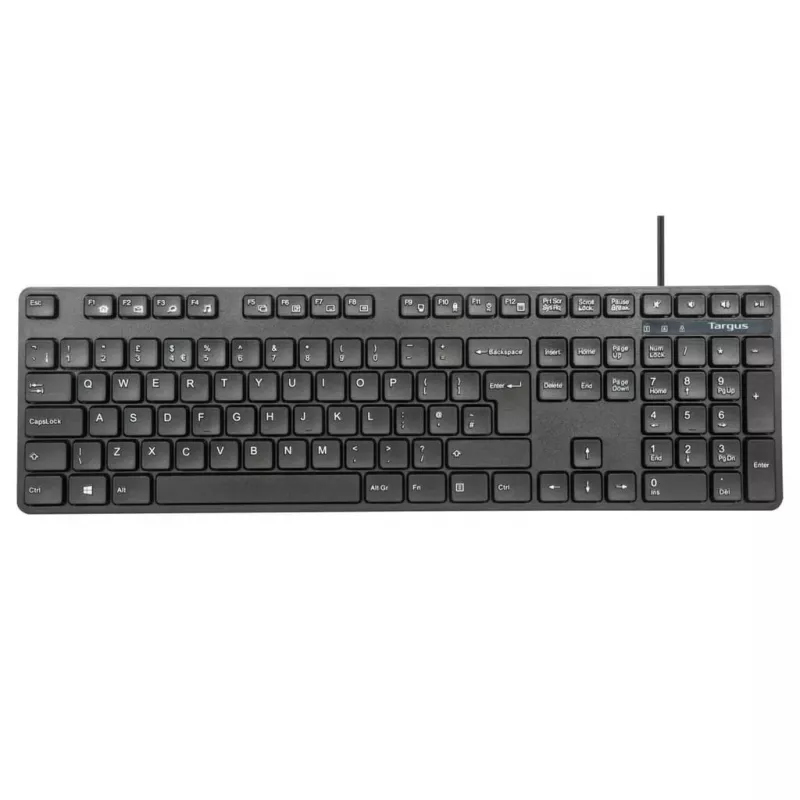 Targus AKM622UK keyboard Mouse included Universal USB QWERTY UK English Black