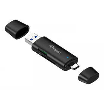 Equip 245462 card reader USB 3.2 Gen 1 (3.1 Gen 1) Type-A/Type-C Black