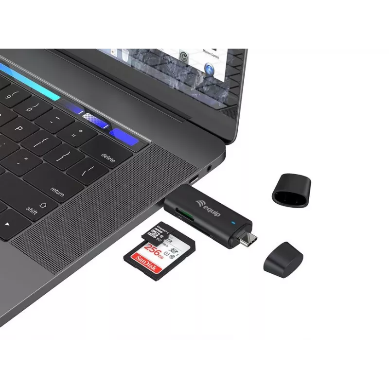 Equip 245462 card reader USB 3.2 Gen 1 (3.1 Gen 1) Type-A/Type-C Black