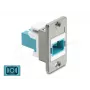 Keystone module DELOCK 91102, flat construction, RJ45 insert-compatible