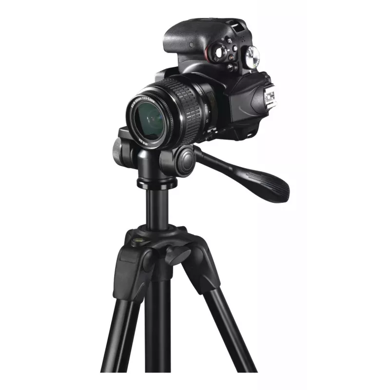 Tripod HAMA Delta Duo 170 — 3‑leg, max height 170 cm, min 62 cm, load 4 kg, weight 1.85 kg, black