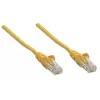Intellinet Network Patch Cable, Cat5e, 1m, Yellow, CCA, U/UTP, PVC, RJ45, Gold Plated Contacts, Snagless, Booted, Lifetime Warranty