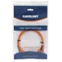 Intellinet Fiber Optic Patch Cable, OM2, ST/ST, 1m, Orange, Duplex, Multimode, 50/125 µm, LSZH, Fibre, Lifetime Warranty