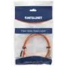 Intellinet Fiber Optic Patch Cable, OM2, LC/SC, 5m, Orange, Duplex, Multimode, 50/125 µm, LSZH, Fibre, Lifetime Warranty