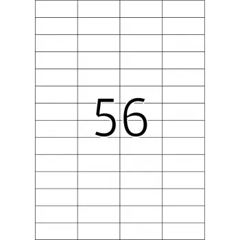 Labels HERMA Premium A4 52.5x21.2 mm white paper matt 11200 pcs