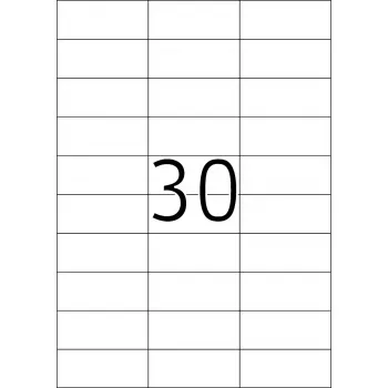Labels HERMA Premium A4 70x29.7 mm white paper matt 6000 pcs