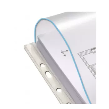 ELBA Expanding Punched Pocket, A4, PP, 0.2mm Crystal Clear, Open Top, with Large Closure Flap (M670619)