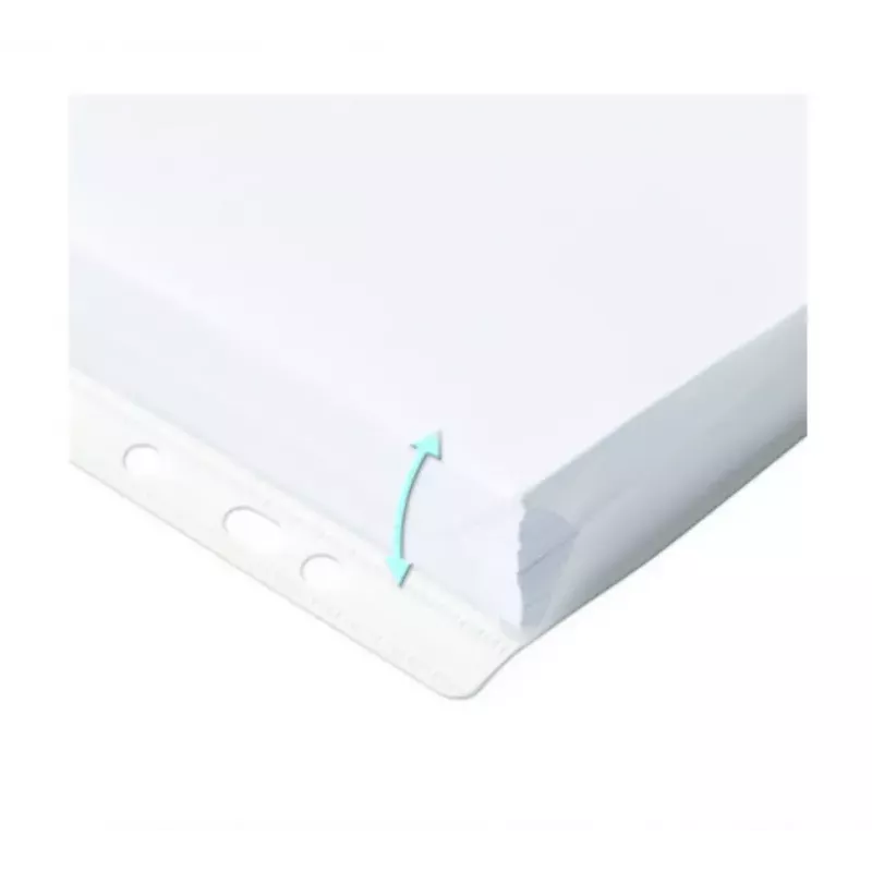 ELBA Expanding Punched Pocket, A4, PP, 0.2mm Crystal Clear, Open Top, with Large Closure Flap (M670619)