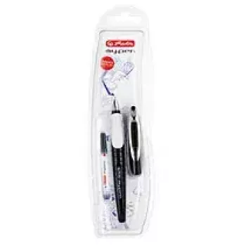 Fountain Pen Herlitz 10999746 Black White