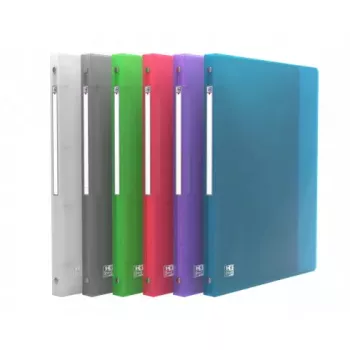 Ring Binder Oxford Hawaï A4 Blue Green Grey Pink Purple Transparent