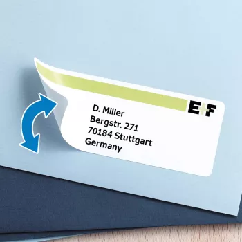 Repositionable address labels HERMA 99.1x33.8 mm