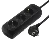 Hama 00108843 surge protector Black 3 AC outlet(s) 230 V 5 m