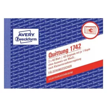 Accounting Form Book A6 Avery 1742