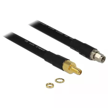 Coaxial Cable DeLOCK 5m RP-SMA/RP-SMA