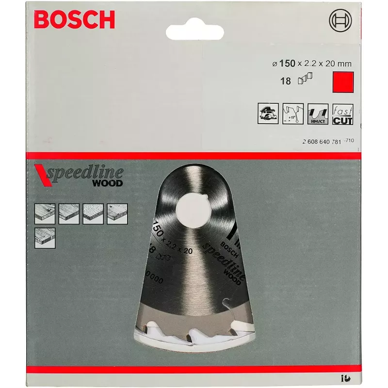 Circular Saw Blade Bosch 2608640781 15 cm for Wood