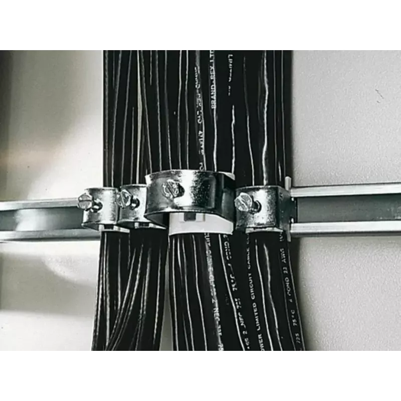 Cable clamp Rittal DK 7097.300, steel, silver, max bundle Ø 34 mm, 25 pcs