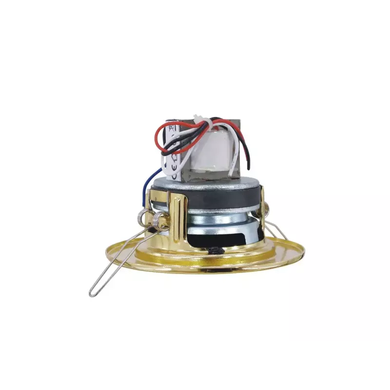 2-way loudspeaker Omnitronic 80710203 Gold Wired 6 W