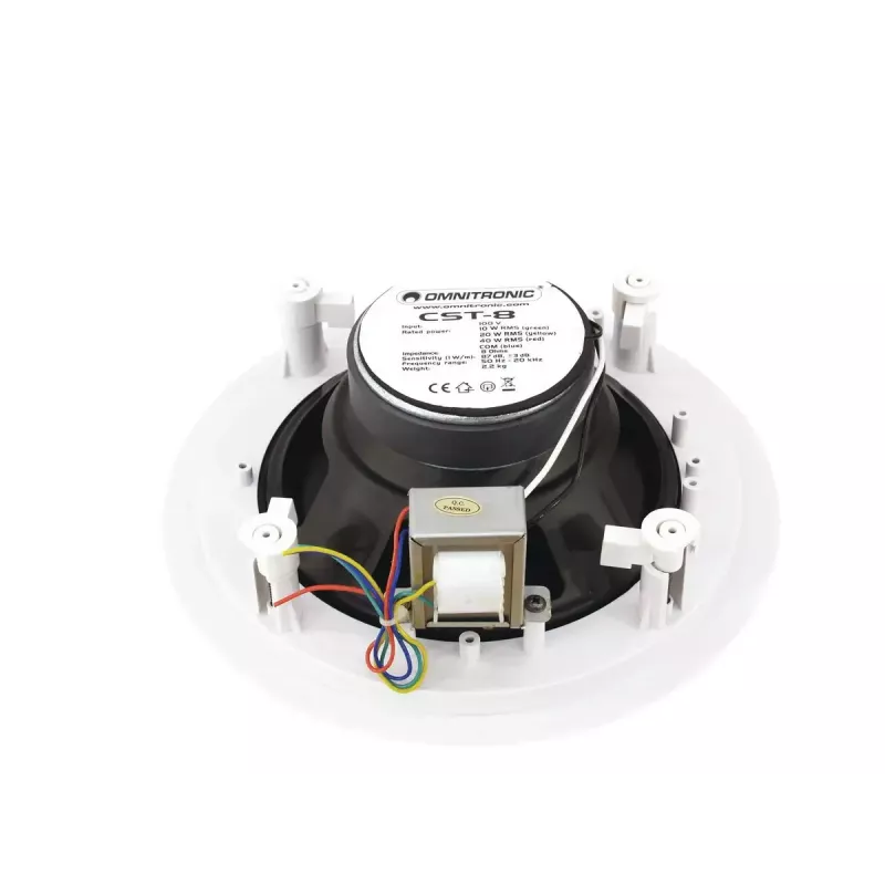2-way Loudspeaker Omnitronic 80710232 White Wired 40 W