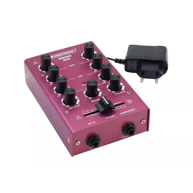 Omnitronic GNOME-202 2 channels 20 - 20000 Hz Red