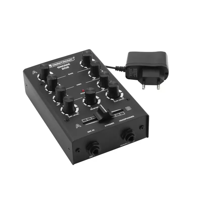 Mixer Omnitronic GNOME-202 2 channels 20 - 20000 Hz Black