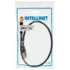 Intellinet Network Patch Cable, Cat6, 0.5m, Black, Copper, S/FTP, LSOH / LSZH, PVC, RJ45, Gold Plated Contacts, Snagless, Booted, Lifetime Warranty