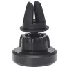 Manhattan Magnetic Car Air-Vent Phone Mount, Adjustable Clip-on, Quick Attach and Release, Non-Skid Pad, Black, Lifetime Warranty