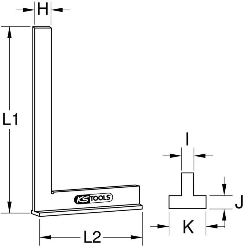 Square KS Tools 300.0313 Weight 185 g
