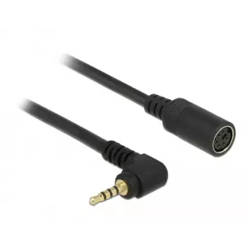 Audio Cable Navilock 62881 0.52m 2.5mm Black